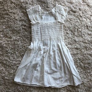 🌟Hard tail white flowy/babydoll top